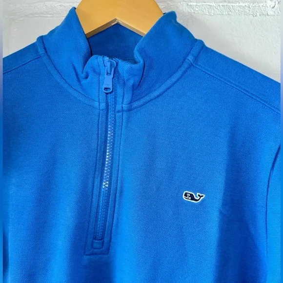 Vineyard Vines Boy’s Broadfield Hull Blue 1/2 Zip Pullover